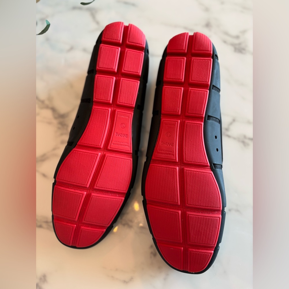 Swims Sporty Bit Loafer. Men’s 13. Never worn. Black and Red. - Picture 3 of 3